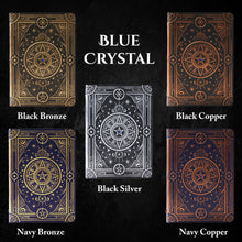 Load image into Gallery viewer, StoryForge Magic Refillable Notebook Journal Binder for DND: Worn Ancient Magic Design