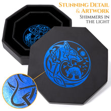 Load image into Gallery viewer, DND Dice Tray Wolf & World Tree (ALL VARIATIONS)