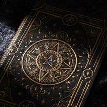 Load image into Gallery viewer, StoryForge Magic Refillable Notebook Journal Binder for DND: Worn Ancient Magic Design