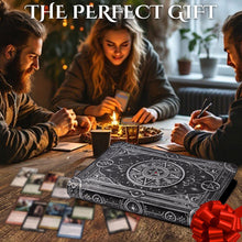 Load image into Gallery viewer, Star Mage Trading Card Binder - 432 Side-Loading Pockets (Silver with Red Gem)