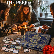 Load image into Gallery viewer, Star Mage Trading Card Binder - 432 Side-Loading Pockets (Navy Bronze with Blue Gem)