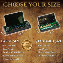 Load image into Gallery viewer, Dice Sanctum Dice Box - Green Large-Size Version