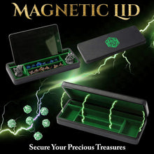Load image into Gallery viewer, Dice Sanctum Dice Box - Green Large-Size Version