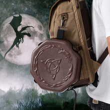 Load image into Gallery viewer, DND Dice Tray Celtic Knot for Dungeons and Dragons - Perfect Dice Rolling Tray & Dice Case for RPG Games to Protect Dice