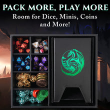 Load image into Gallery viewer, The All-in-One Game Roamer - DND Dice Tray, Large Tower and Storage for Random Rolls (Dragon)