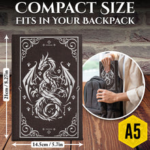 Load image into Gallery viewer, Linen Notebook with Stunning Dragon Design (240 Pages) for DND