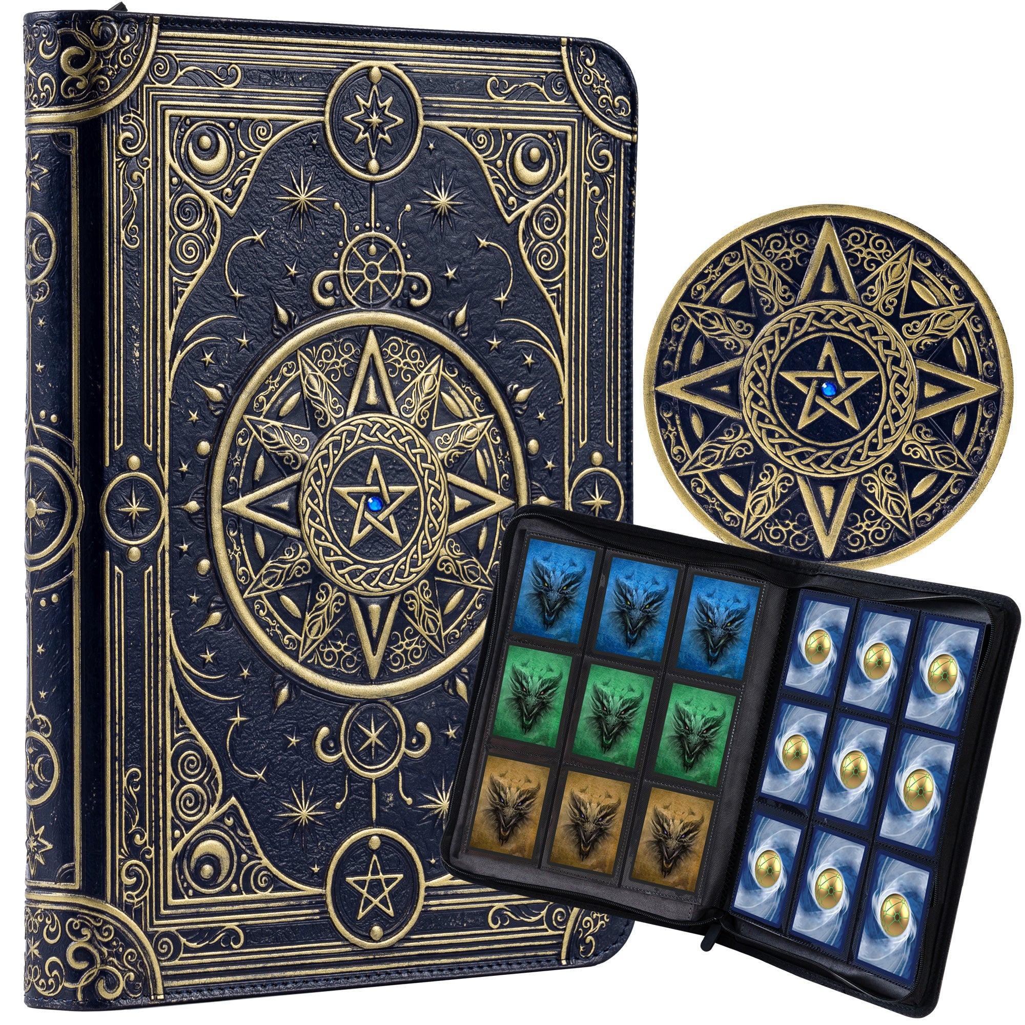 Star Mage Trading Card Binder - 432 Side-Loading Pockets (All Variations) Star Mage Trading Card Binder - 432 Side-Loading Pockets (All Variations)