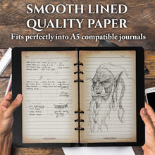 Load image into Gallery viewer, StoryForge Binder Refill: A5 DND Notebook Journal Paper - 100 Sheets
