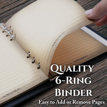 Load image into Gallery viewer, StoryForge Binder Refill: A5 DND Notebook Journal Paper - 100 Sheets