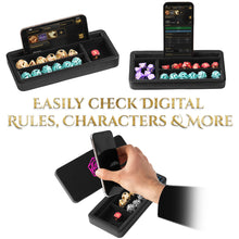 Load image into Gallery viewer, Dice Sanctum Dice Box - Premium Case & Dice Tray for DND (Magenta)