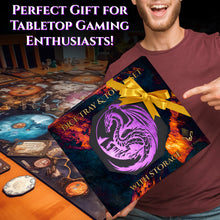 Load image into Gallery viewer, The All-in-One Game Roamer - DND Dice Tray, Large Tower and Storage for Random Rolls (Dragon)