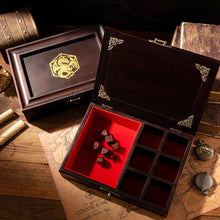 Load image into Gallery viewer, Vintage Dice Tray & Rolling Box for DND and RPG