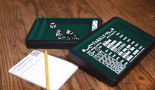 Load and play video in Gallery viewer, Deluxe Farkle Dice Tray and Storage - Elegant Faux Leather Travel Case with Score Sheets, 2 Sets of Dice, QR Guide & Velvet Lined Rolling Arena for Many Family and Classic Dice Games