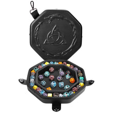 Load image into Gallery viewer, DND Dice Tray Celtic Knot for Dungeons and Dragons - Perfect Dice Rolling Tray & Dice Case for RPG Games to Protect Dice