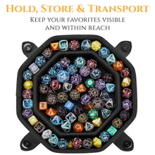 Load image into Gallery viewer, DND Dice Tray Celtic Knot for Dungeons and Dragons - Perfect Dice Rolling Tray & Dice Case for RPG Games to Protect Dice