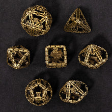Load image into Gallery viewer, Imprisoned Dragon Core DND Dice Set (Bronze)
