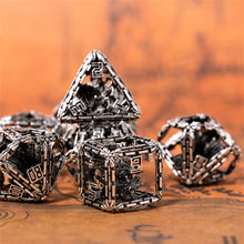 Load image into Gallery viewer, Imprisoned Dragon Core DND Dice Set (Iron)