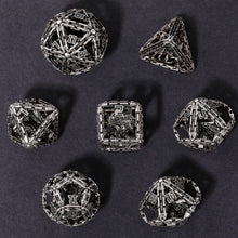 Load image into Gallery viewer, Imprisoned Dragon Core DND Dice Set (Iron)