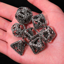 Load image into Gallery viewer, Imprisoned Dragon Core DND Dice Set (Iron)