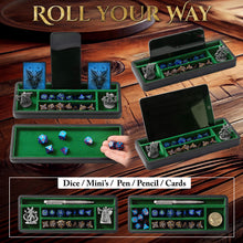 Load image into Gallery viewer, Dice Sanctum Dice Box - Green Large-Size Version
