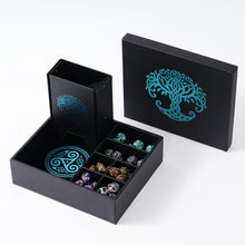 Load image into Gallery viewer, The All-in-One Game Roamer - DND Dice Tray, Large Tower and Storage for Random Rolls Blue

