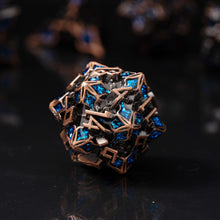 Load image into Gallery viewer, Metal Dice for DND - Spire Sanctum Series - Beautiful 7 Piece Set for Dungeons and Dragons, RPG and More
