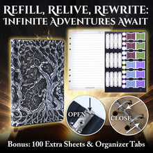 Load image into Gallery viewer, Story Forge: DND Refillable Notebook
