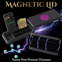 Load image into Gallery viewer, Dice Sanctum Dice Box - Premium Case &amp; Dice Tray for DND (Magenta)
