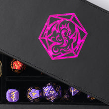 Load image into Gallery viewer, Dice Sanctum Dice Box - Premium Case &amp; Dice Tray for DND (Magenta)
