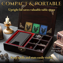 Load image into Gallery viewer, Vintage Dice Tray &amp; Rolling Box for DND and RPG
