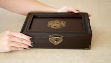 Load and play video in Gallery viewer, Wooded Dice Box and Rolling Tray
