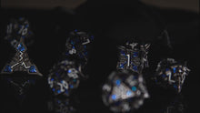 Load and play video in Gallery viewer, Metal Dice for DND - Spire Sanctum Series - Beautiful 7 Piece Set for Dungeons and Dragons, RPG and More
