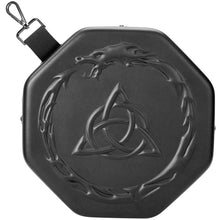 Load image into Gallery viewer, DND Dice Tray Celtic Knot for Dungeons and Dragons - Perfect Dice Rolling Tray &amp; Dice Case for RPG Games to Protect Dice
